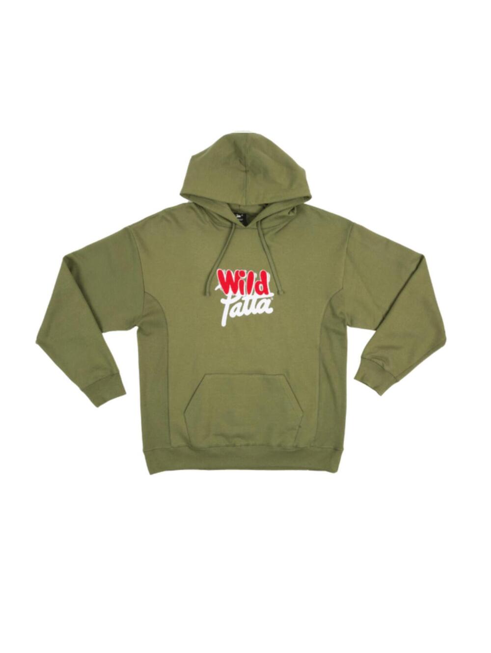 Patta Wild Hoodie Oliveine • Medium